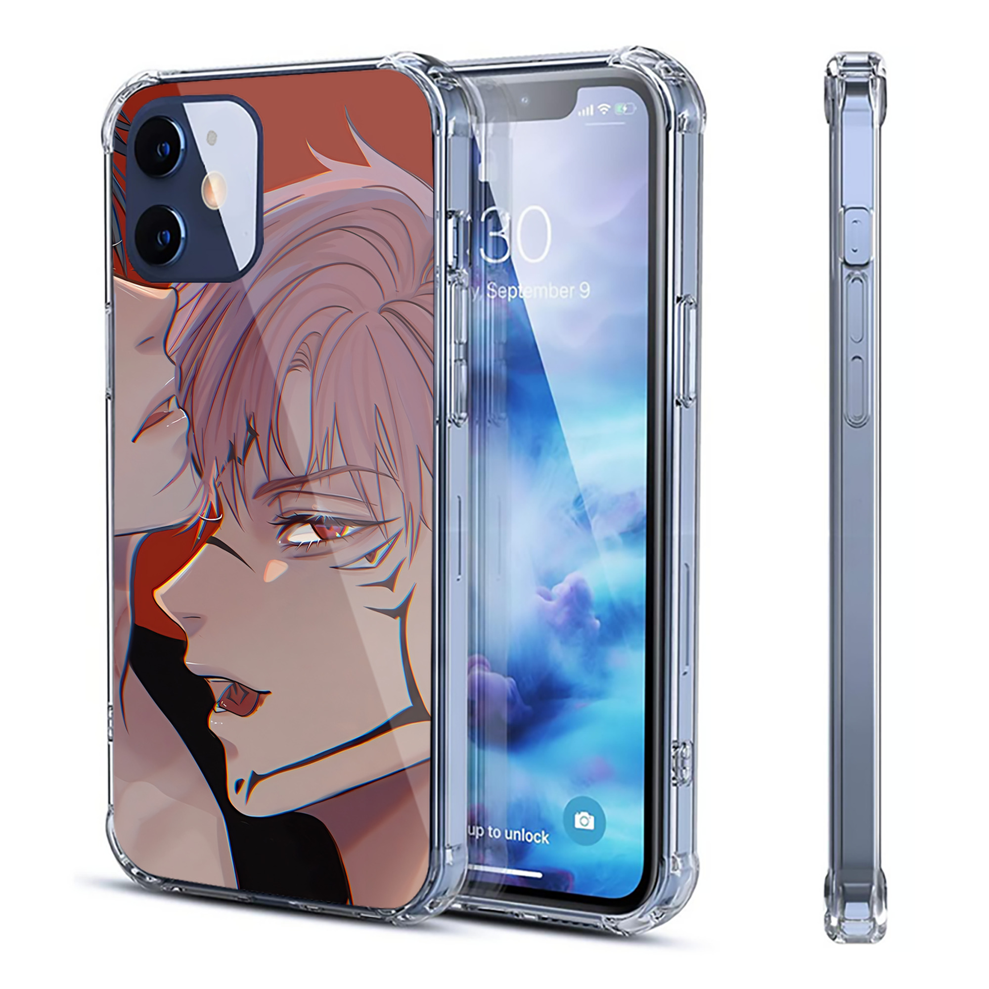 （画像用） SPY×FAMILY间谍家家酒 【iPhone 12シリーズ対応】透明スマホケース（クリアソフトケース）